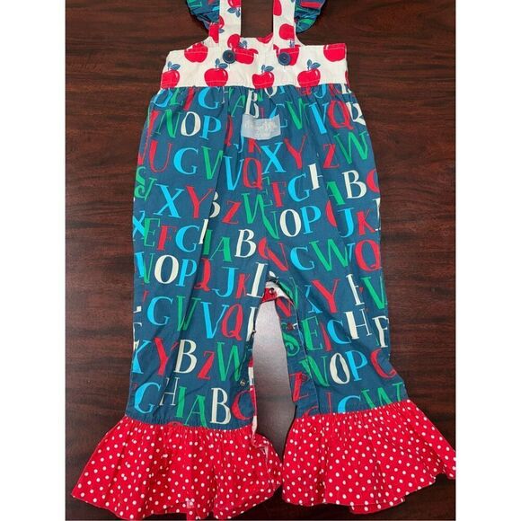 Eleanor Rose Kids Alphabet School Pantsuit Size 2 - Picture 4 of 7